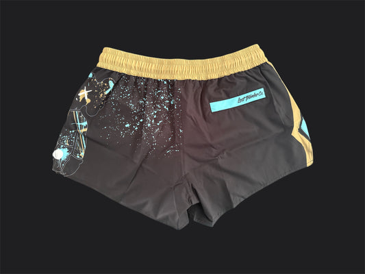 Graffiti Bear Crabbs - Womens 3" Short