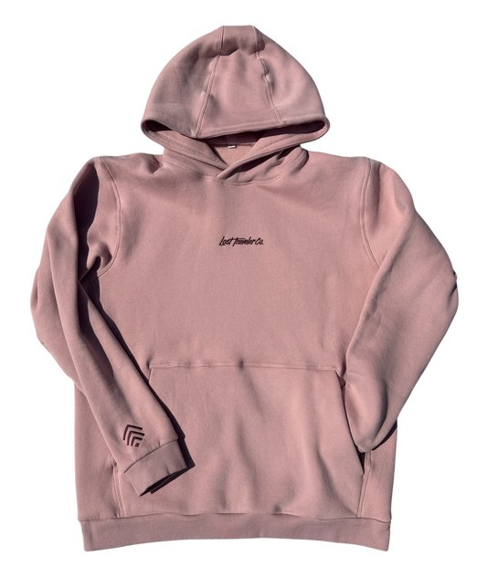 Oversized Comfort Hoodie - Pale Pink