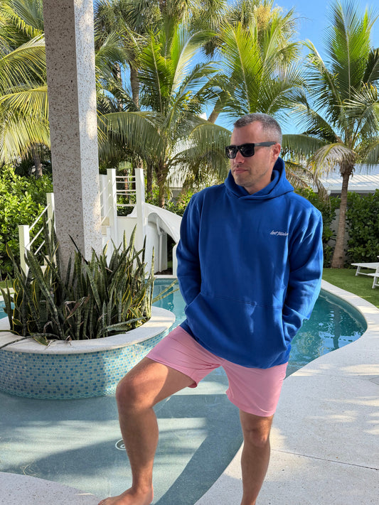 Oversized Comfort Hoodie - Cobalt Blue