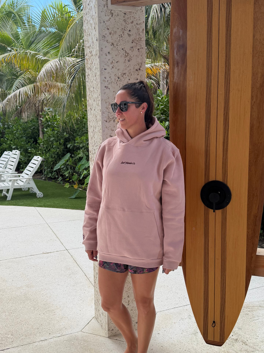 Oversized Comfort Hoodie - Pale Pink