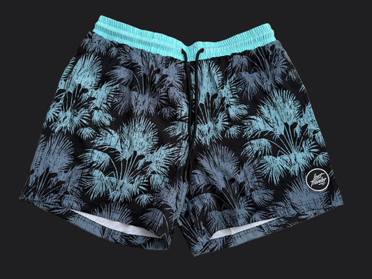 Teal Floral Men's 5" Short