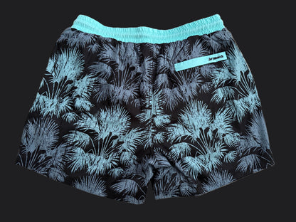 Teal Floral Men's 5" Short