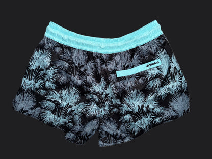 Teal Floral 3" Women's Short