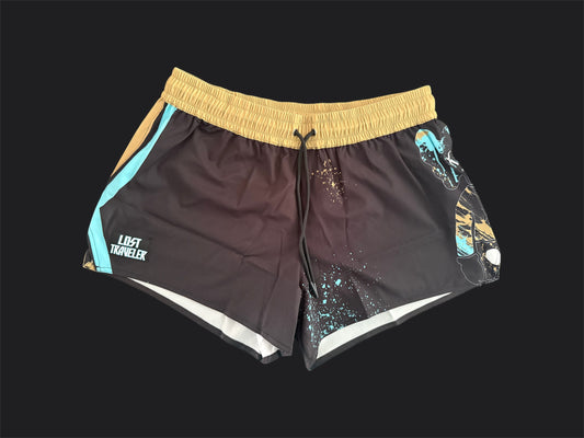 Graffiti Bear Crabbs - Womens 3" Short
