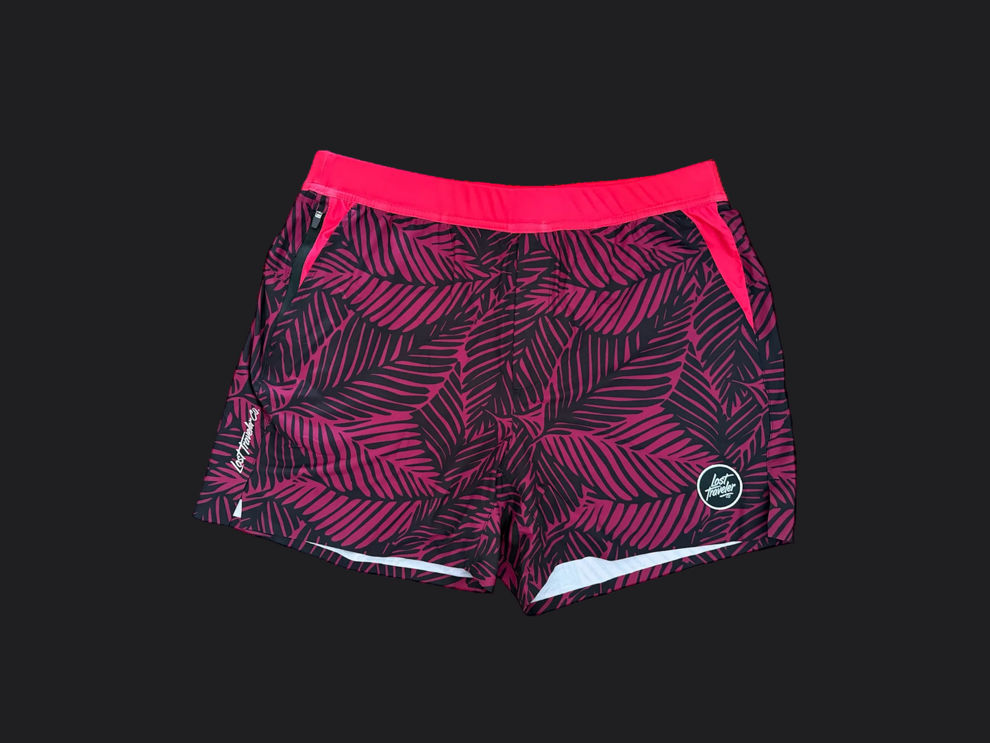 Red Floral Crabb's - Apex Men's 5" Inseam Short