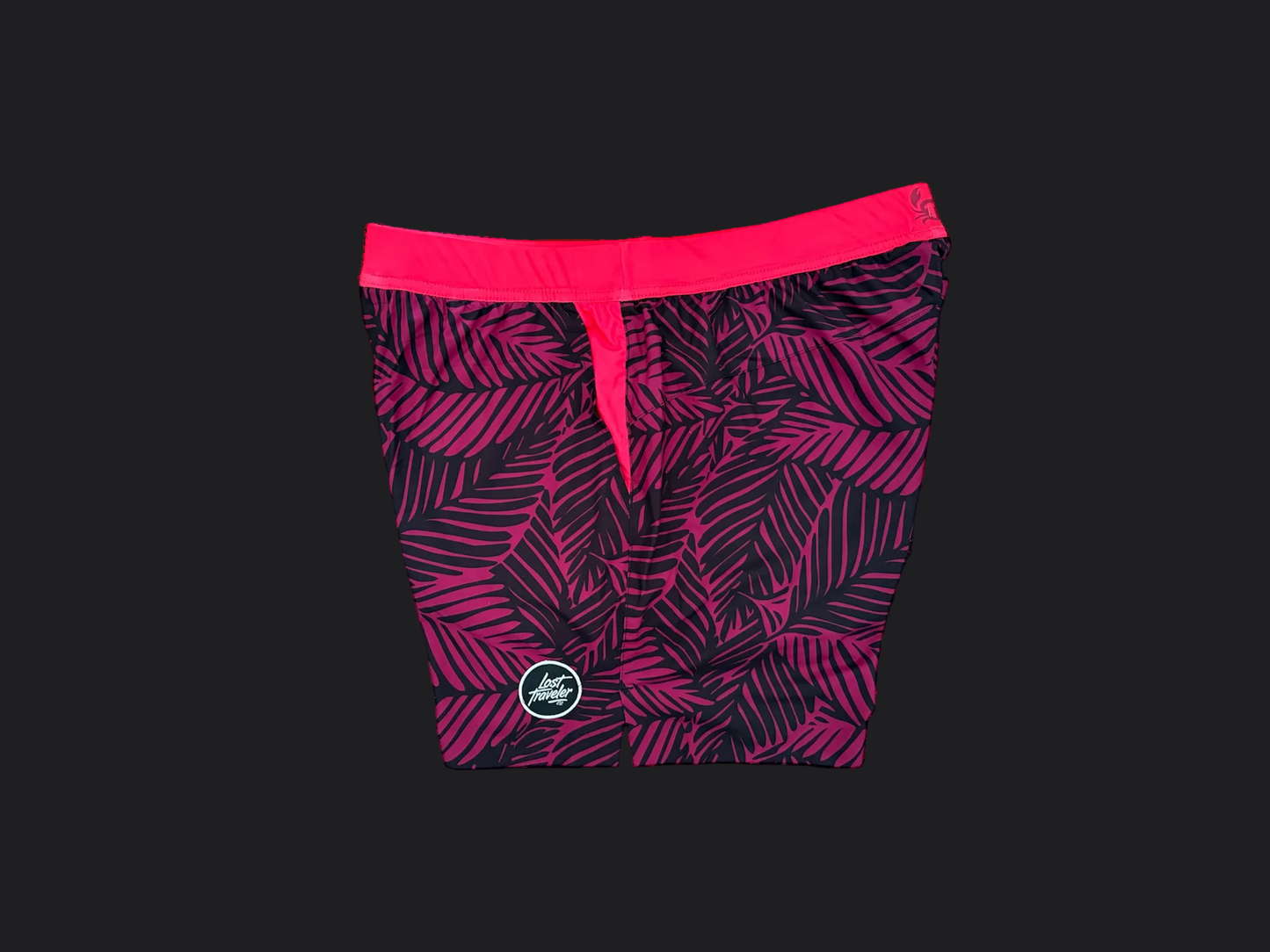 Red Floral Crabb's - Apex Men's 5" Inseam Short