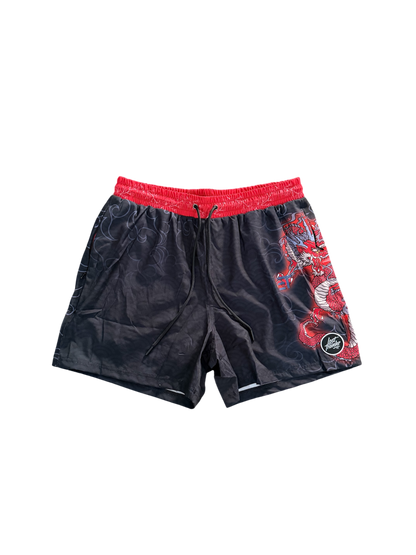 Red Dragon - Elan Taylor Collab Men's 5" Short