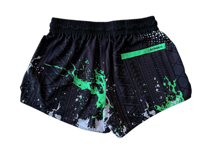 Green Grunge - Women's 3" Short