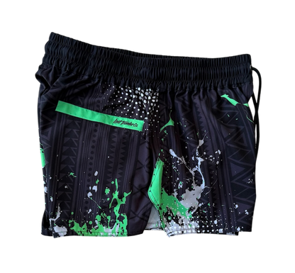 Green Grunge - Women's 3" Short