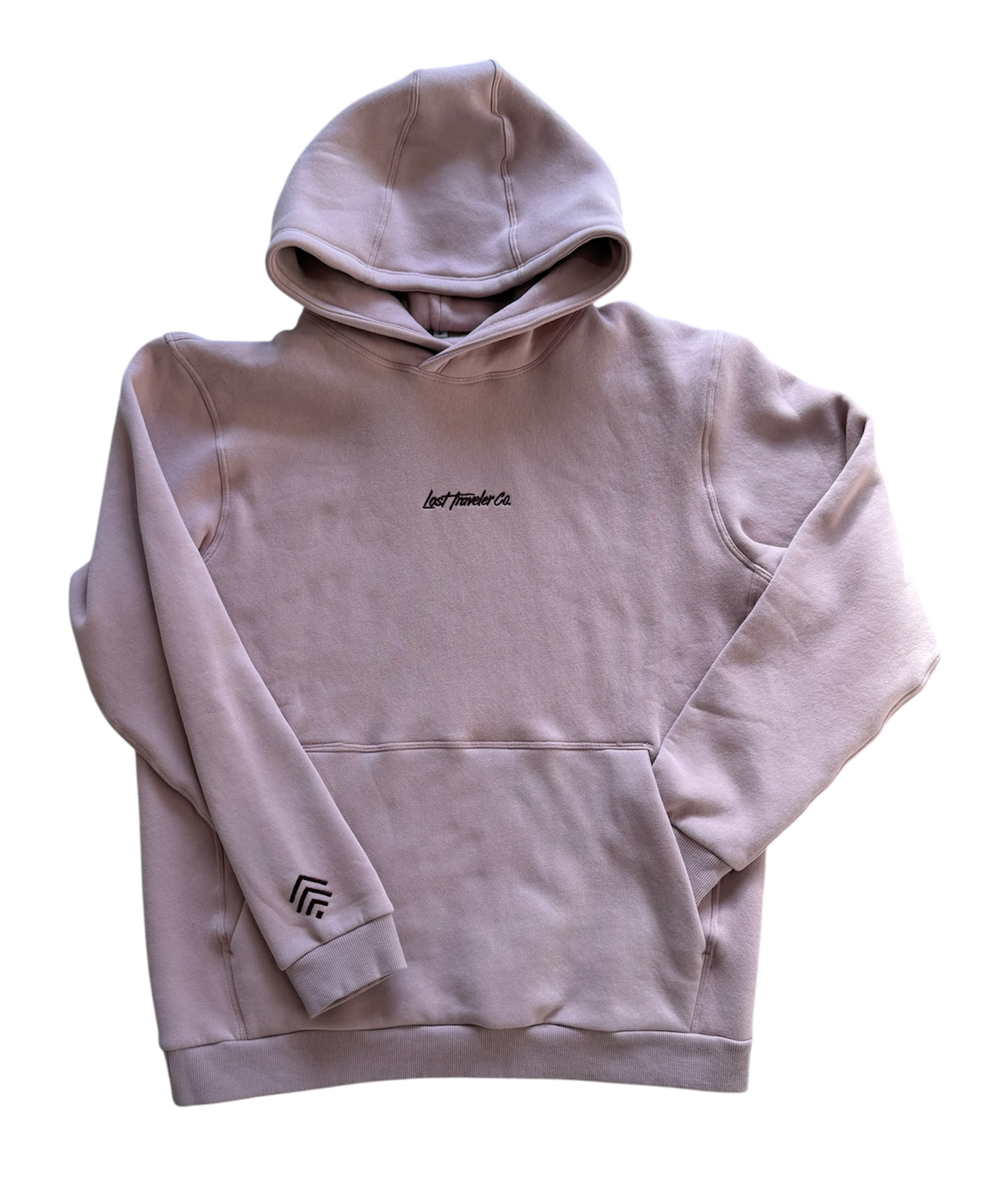 Oversized Comfort Hoodie - Pale Pink