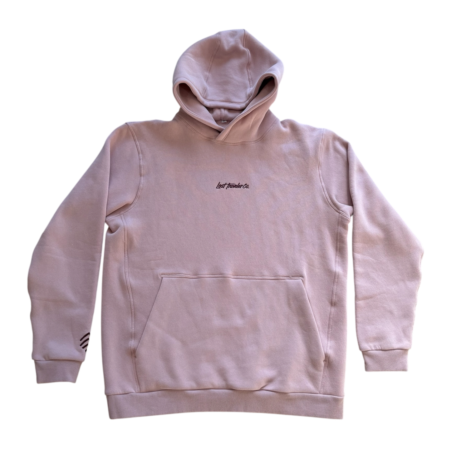 Oversized Comfort Hoodie - Pale Pink