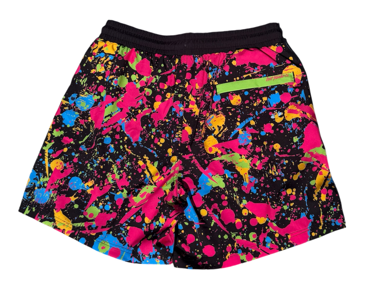 Neon Splatter - Men's 5" Short