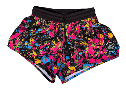 Neon Splatter - Women's 3" Short