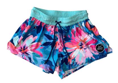 Painted Floral - Women's 3" Short