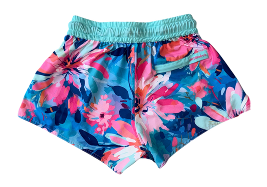 Painted Floral - Women's 3" Short