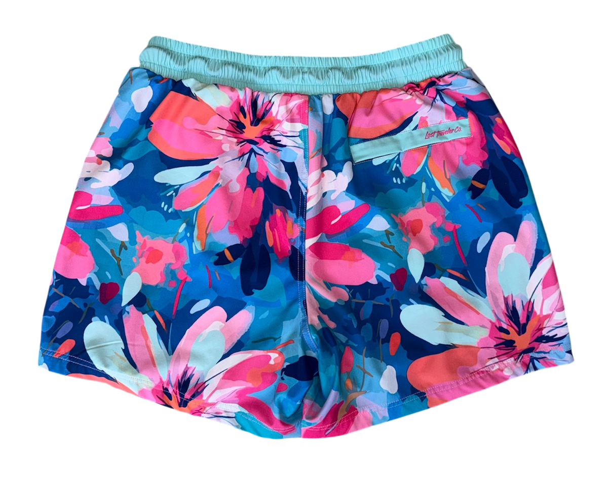 Painted Floral - Men's 5" Short